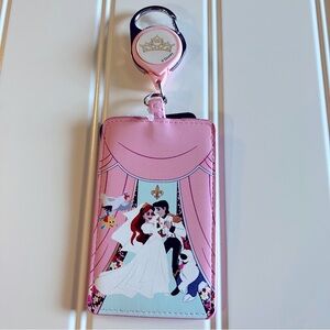 Disney The Little Mermaid Ariel & Eric Wedding Retractable ID Lanyard